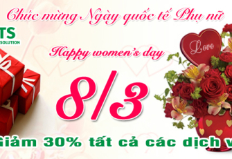 Giảm giá 30% tất cả các dịch vụ - Nhân ngày 8-3-2021