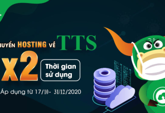 Khuyến mại chuyển dịch vụ hosting về Công Nghệ TTS