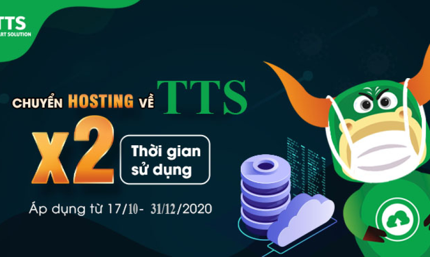 Khuyến mại chuyển dịch vụ hosting về Công Nghệ TTS